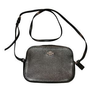 Coach Mini Camera Bag Pebbled Leather Crossbody Purse 87734